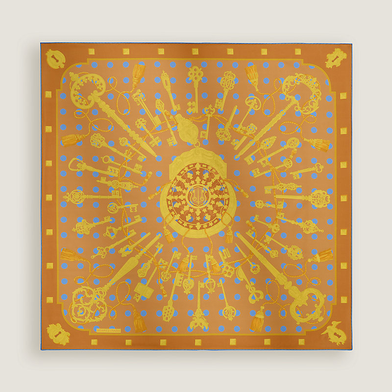 Les Cles double face scarf 90 | Hermès USA